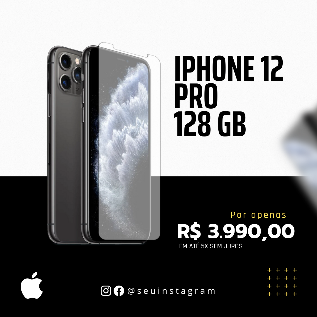 Exemplo de arte editável para loja de iPhone 2