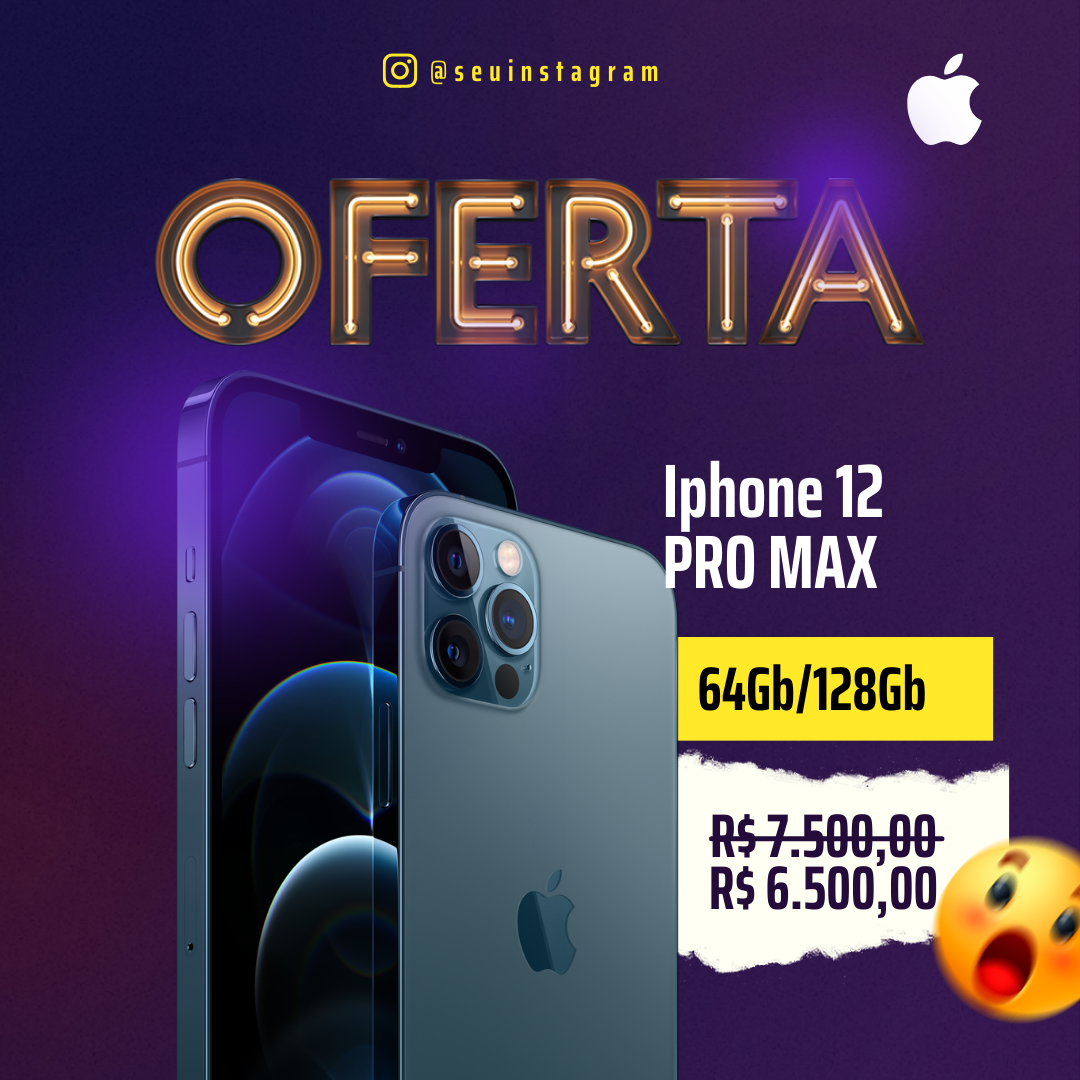 Exemplo de arte editável para loja de iPhone 1